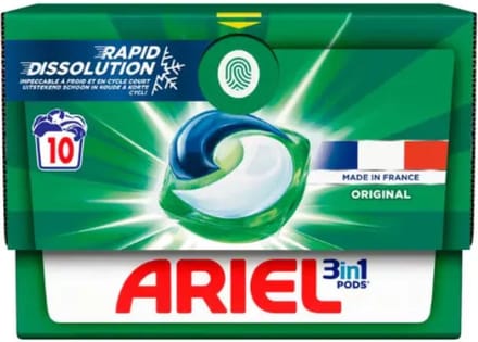 Ariel Original 3-in-1 Pods wasmiddel 10 stuks