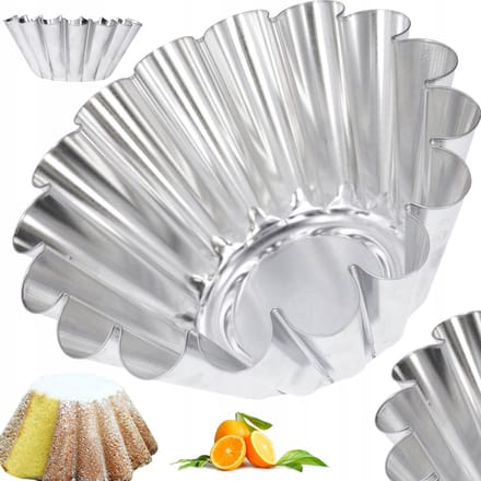 Bakvorm voor Paasbrood, 21 cm, Gekartelde Metaal