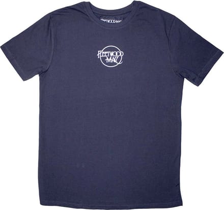 Fleetwood Mac - Mini Classic Logo Heren T-shirt - M - Blauw