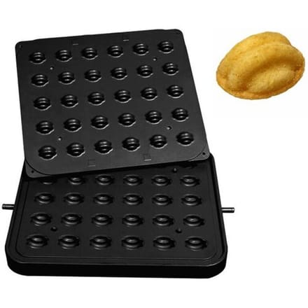 GGM Gastro Platten für Tartelette-Maschine TMPIC - Form: 30x Nuss - 42x35mm