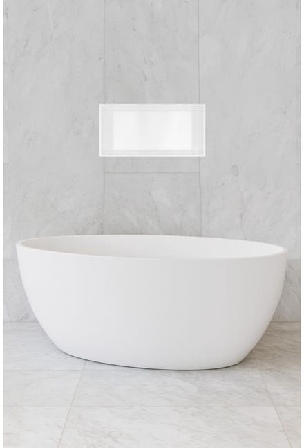 Hotbath &More BOX060 inbouwnis 30x60x10cm mat wit