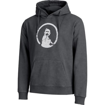 Quiet Please Endlessly Washed Out Loose Fit Sweater Met Capuchon Heren-Antraciet,Wit