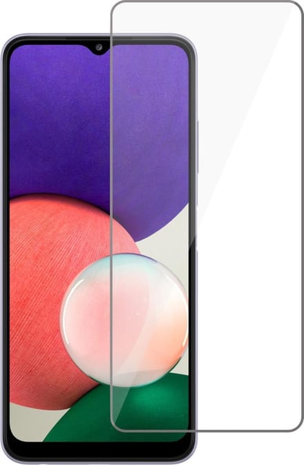 Screenprotector geschikt voor Samsung Galaxy A22 4G - Screen Protector Glas