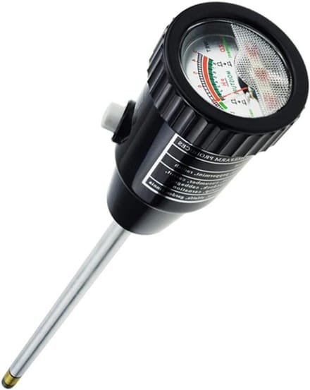Bodemtester - PH meter - Planten Groei - Hoge Precisie - 2-4 inch - Zwart