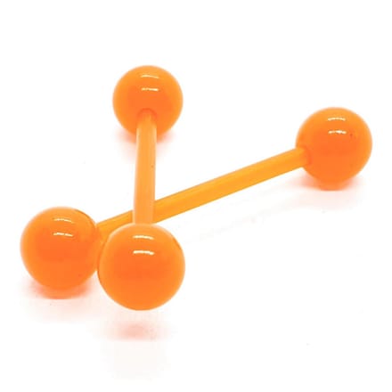 Tong Piercing - Set Van 2 - Glow In The Dark