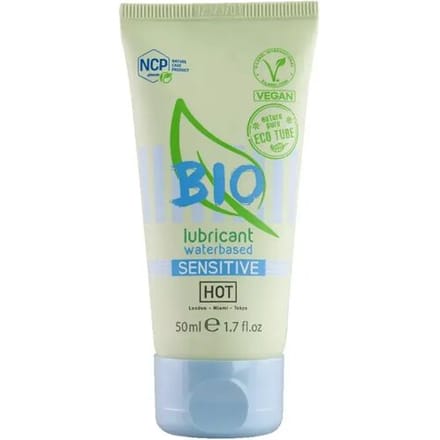 Hot Bio Sensitive Waterbasis Glijmiddel - 50Ml