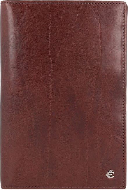 Esquire Toscana Paspoortkoffer RFID Leer 12 cm - coffee