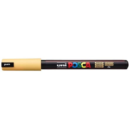 Paintmarker Uni POSCA PC1MR extra fijn abrikoos