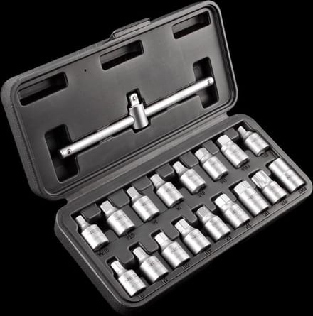 NEO 235 Serie - Klucze do Spustu Oleju - 18-delige Set - CrV Staal