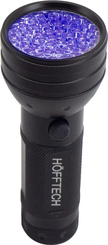 Hofftech zaklamp UV Licht - 51 LED's - 5 Watt - Geld - Urine & Overige - Aluminium