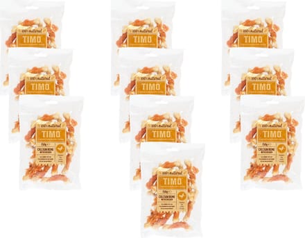 Timo Calciumbot Met Kip - Hondensnacks - 10 x Kip 150 g