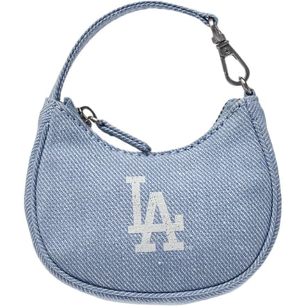 MLB Los Angeles Dodgers Mode Veelzijdig Draagbaar Katoen Polyester Portemonneetje Mini Unisex Accessoires Denim-Blauw 3APOB016N-07SBL Basic Set (Bag) gray