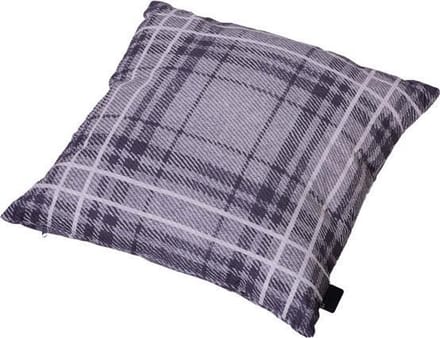 Madison sierkussen Denim block 50x50 cm - grijs