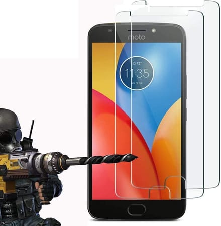Screenprotector Glas - Tempered Glass Screen Protector Geschikt voor: Motorola Moto E4