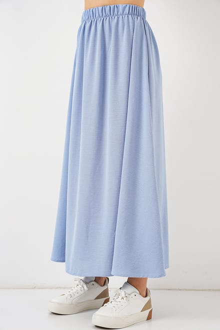 Maxi Rok met Elastische Taille