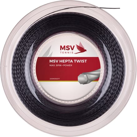 MSV Hepta-Twist Rol Snaren 200m-Antraciet