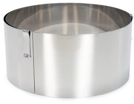 Patisse Taartring Verstelbaar 18-30 Cm Rvs Zilver