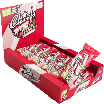 Chiefs Protein Bar (12x55g) Strawberry - Repen - Eiwit Repen