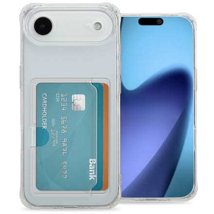imoshion Softcase Backcover met pasjeshouder voor de Apple iPhone Air - Transparant