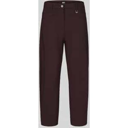 Recht broek met riemlussen model 'Baggy Smart'