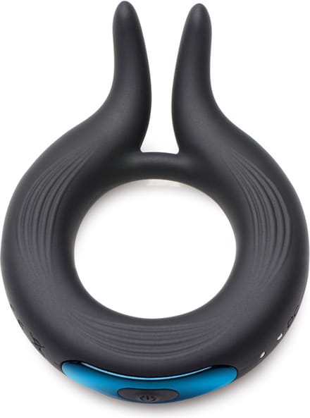 Trinity Vibes - Cock Viper - Dual Stim Vibrerende Cockring - Zwart