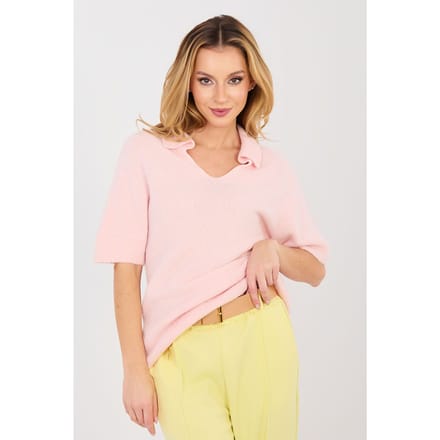 Alvara Polo Knit - Lichtroze / One Size