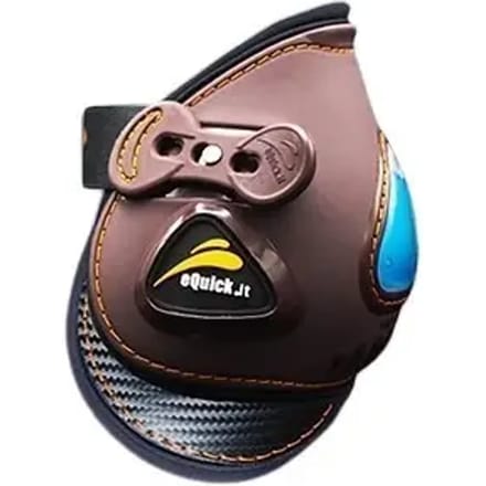 Elastische paardenvetlock met knoopsluiting eQuick eUp mini