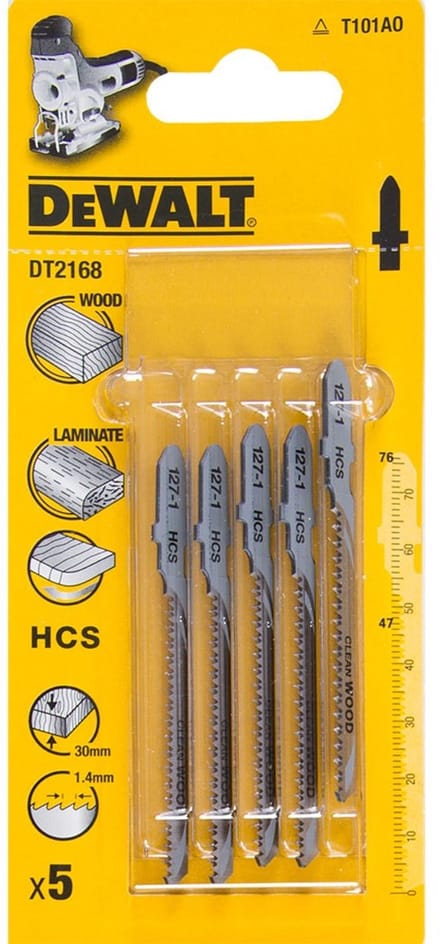 DeWalt DT2168-QZ - Decoupeerzaagblad - 76mm - HCS - T-schacht