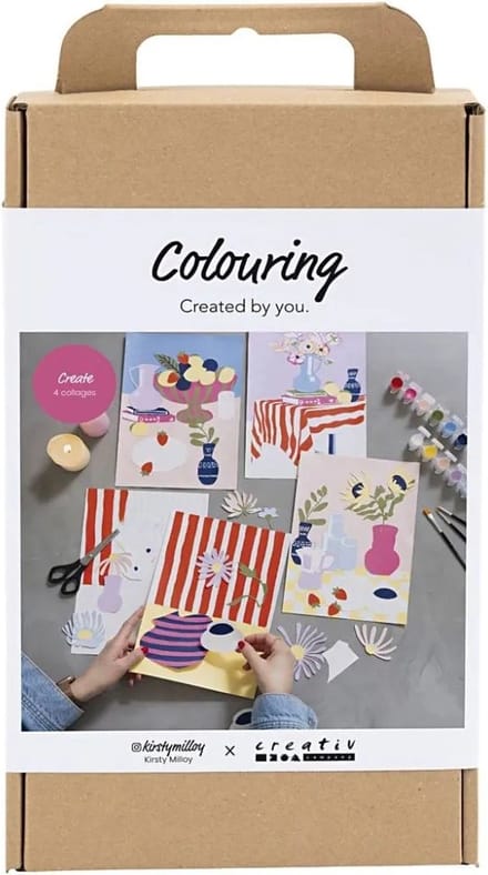 CC Hobbyset Kleuren Collage met acrylverf