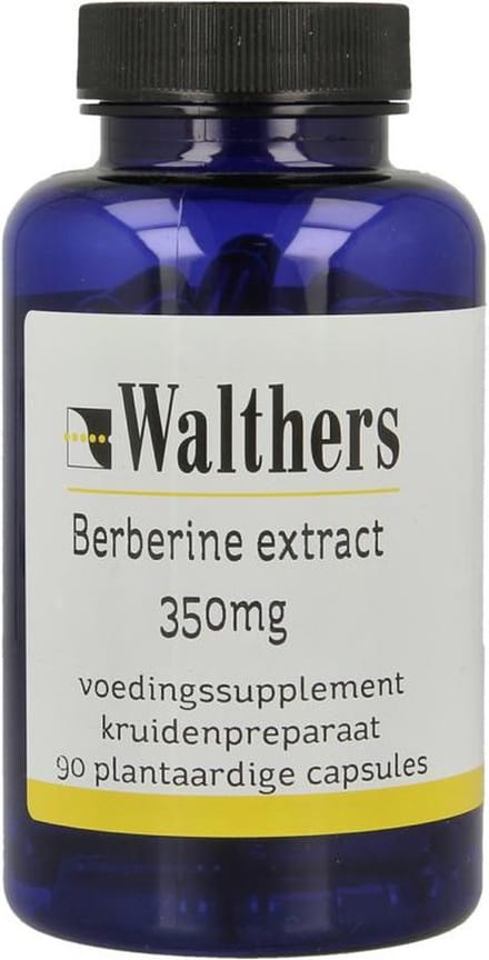 Walthers Berberine extract 350mg 90 Vegetarische capsules