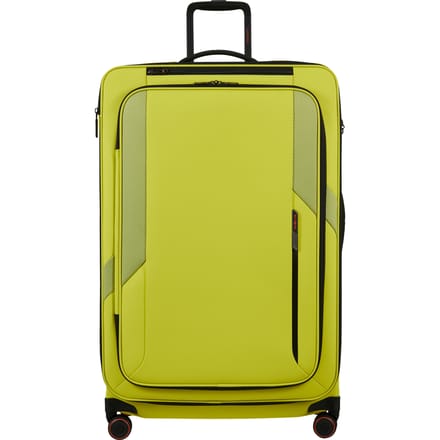 Samsonite Koffer - Glazed spinner 84/32 (4 wiel) lichtgewicht koffer - 54 x 84 x 36/39 cm - uitbreidbaar - lime punch - 178 l