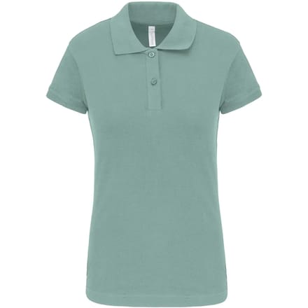 Kariban Piquépolo korte mouwen dames K240 - Sage - S