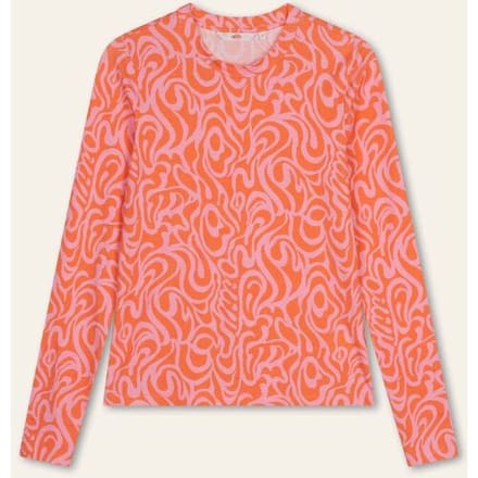 Oilily Tizza Print T-Shirt- maatXL Prism Roze