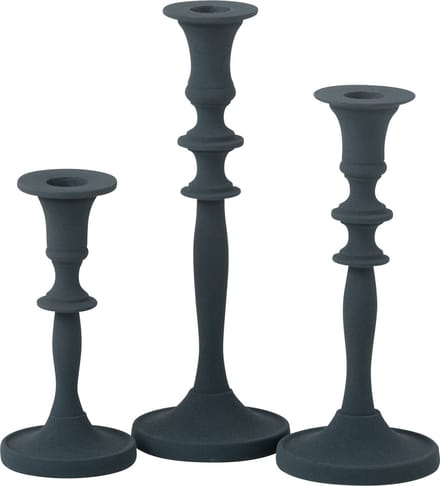 J-Line kaarshouder Klassiek - aluminium - blauw - 3 stuks