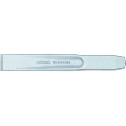 KS Tools Platte beitel, ovaal, 200 x 27 mm, zilver 156.0693