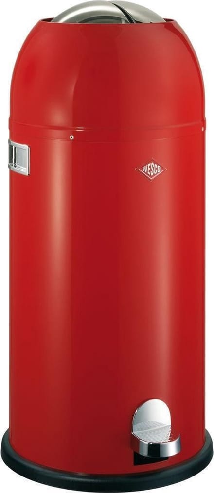 Wesco Kickmaster Pedaalemmer - 40 l - Maxi Rood