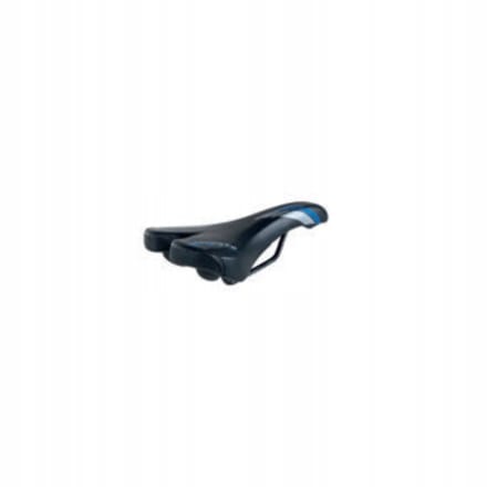 Selle Monte Grappa Hybris Fietszadel Zwart/Blauw 280x150mm