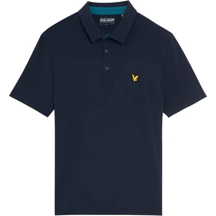 Poloshirt met contrasterende knopenstrip Lyle & Scott