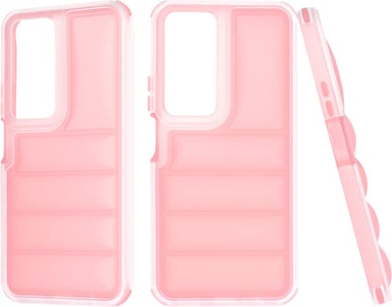 Hoesje geschikt voor HONOR 90 Smart/X7b - Techsuit Wave Shield Shockproof Hard Case Back Cover - Roze