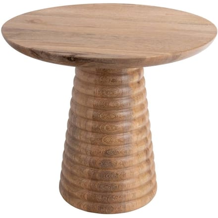 Leitmotiv Bijzettafel Force Layered Base - Bruin - 40x40x44.5cm - Scandinavisch