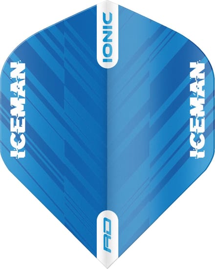 Red Dragon Gerwyn Price Hardcore Ionic Dark Blue & Light Blue Stripe - Dart Flights