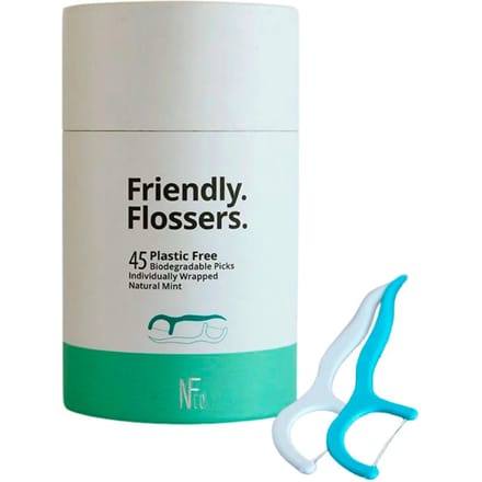 Natural Family Co. Friendly Flossers Toothpick 45 st