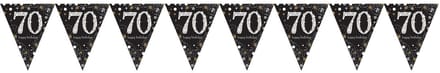 Amscan by Riethmuller - Riethmüller - Sparkling Celebrations - Vlaggenlijn 70 Goud (4 meter)