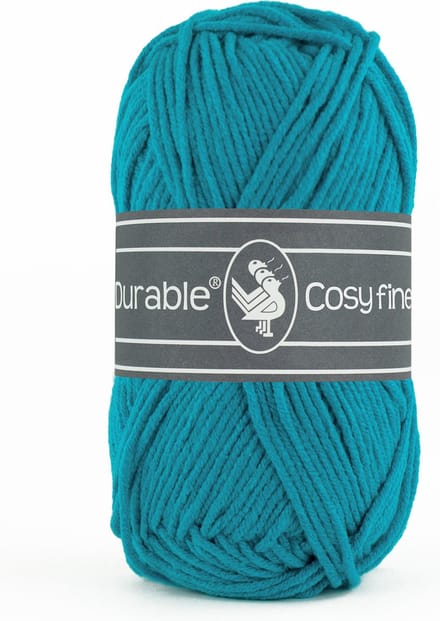 Durable Cosy Fine - 371 turquoise - Katoen/Acryl Garen