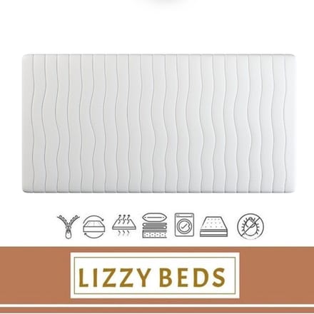 Topdekmatras Nasa Traagschuim - 160x200cm - Circa 7cm dik - Lizzybeds