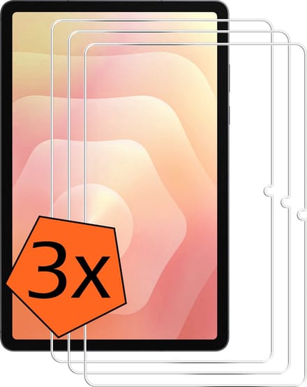 Screenprotector - 3 Stuks - Geschikt voor Samsung Galaxy Tab S11 - Extra Sterk - Gehard Glas - Beschermglas - Tempered Glass - Screen Protector
