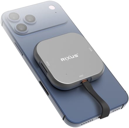 Rixus RXCR23 Magnetic SD Card Reader Gray