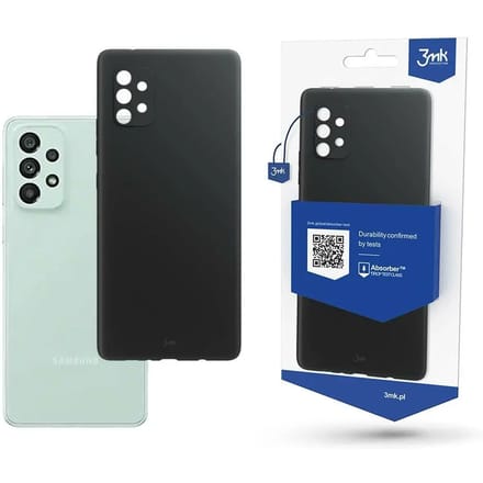 3MK Matt Series - Beschermhoes - Samsung Galaxy A73 5G - Mat Zwart
