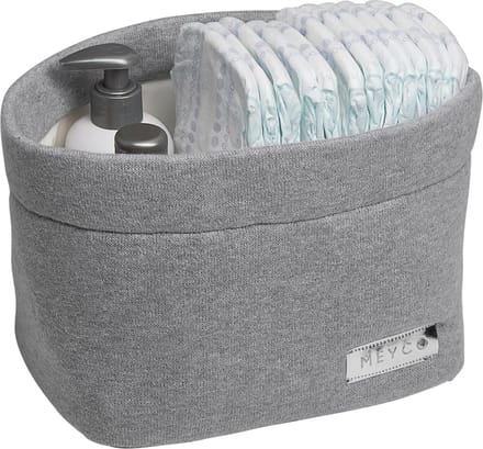Meyco Baby Knit Basic commodemandje - grey melange - small