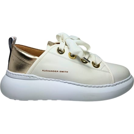 Damesschoenen Alexander Smith Sneakers Queen-White Gold